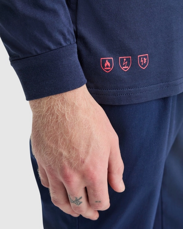 Immagine T-shirt DEFENDER Roly | 60% acri/ 37% cot | 220 g/m² personalizzata con stampa o ricamo