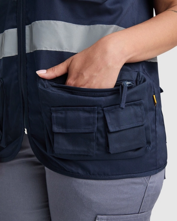 Immagine Gilet multitasche BETA Roly | 65% pol /35% cot | 200 g/m² personalizzato con stampa o ricamo