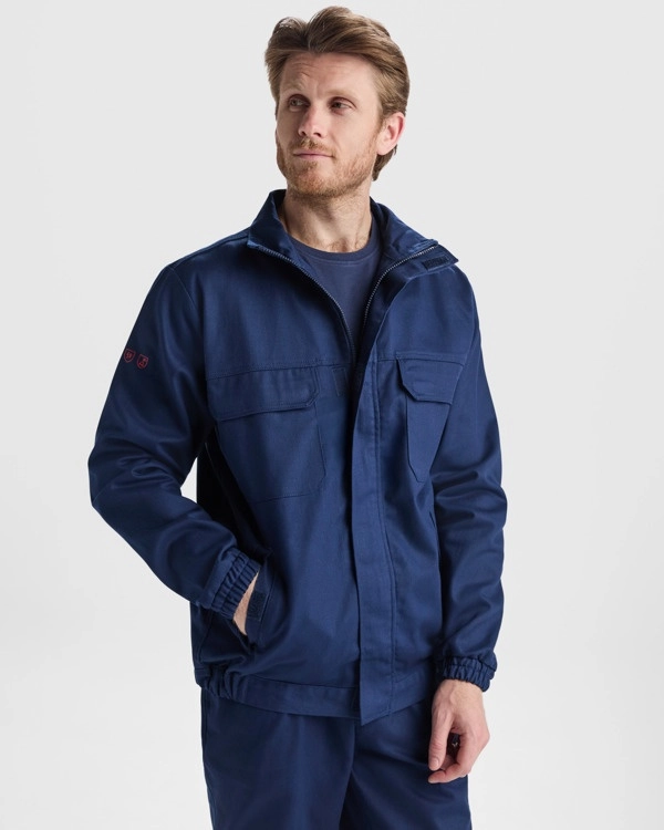 Immagine Giubbotto ignifugo CRUISER Roly | 98% cotone / 2% car 360 g/m² personalizzato con stampa o ricamo
