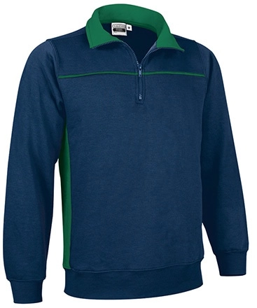 Immagine Felpa mezza zip THUNDER Val | 65% POL+COT | 300 g/m² personalizzata con stampa o ricamo