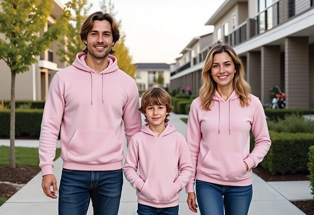 Immagine Felpa cappuccio ARIZONA Kids Val | 100% Pol | 280 g/m2 personalizzata con stampa o ricamo