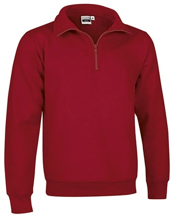 Immagine Felpa mezza zip WOOD Val | 65% Pol+35%Cot | 300 g/m personalizzata con stampa o ricamo