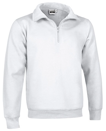 Immagine Felpa mezza zip WOOD Val | 65% Pol+35%Cot | 300 g/m personalizzata con stampa o ricamo