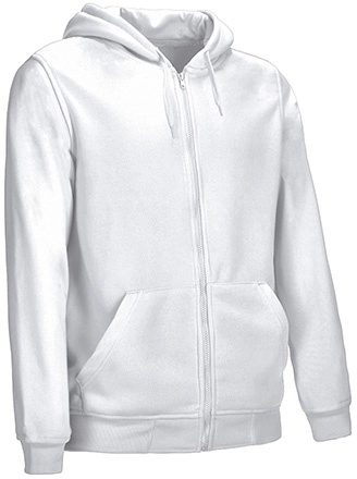 Immagine Felpa cappuccio e zip TERRANOVA Val | 100%Pol | 280 g/m2 Personalizzata con stampa o ricamo