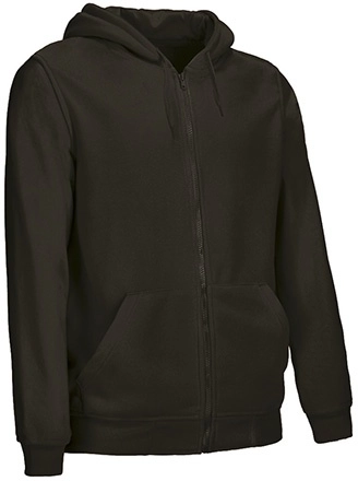 Immagine Felpa cappuccio e zip TERRANOVA Val | 100%Pol | 280 g/m2 Personalizzata con stampa o ricamo