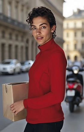 Immagine Maglione pile DAFNE Val | 100%Pol | 200 g/m2 personalizzato con stampa o ricamo