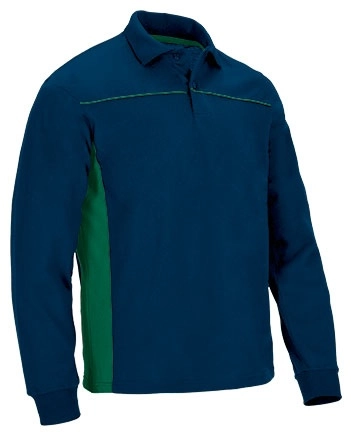 Immagine Polo manica lunga THUNDER Val | 50%Pol+50%Cot | 220 g/m2 personalizzata con stampa o ricamo