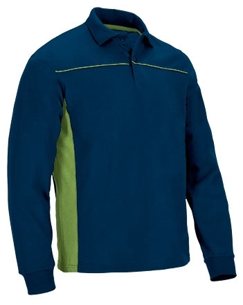 Immagine Polo manica lunga THUNDER Val | 50%Pol+50%Cot | 220 g/m2 personalizzata con stampa o ricamo