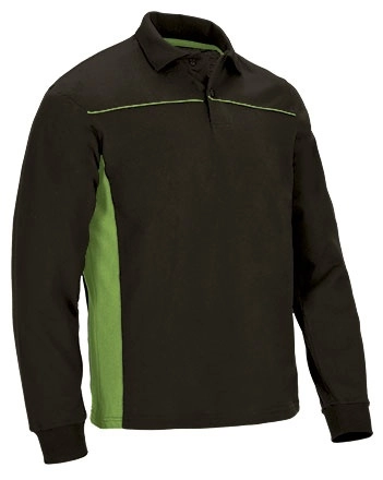 Immagine Polo manica lunga THUNDER Val | 50%Pol+50%Cot | 220 g/m2 personalizzata con stampa o ricamo