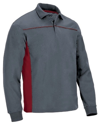 Immagine Polo manica lunga THUNDER Val | 50%Pol+50%Cot | 220 g/m2 personalizzata con stampa o ricamo