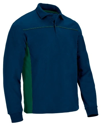 Immagine Polo manica lunga THUNDER Val | 50%Pol+50%Cot | 220 g/m2 personalizzata con stampa o ricamo