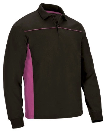 Immagine Polo manica lunga THUNDER Val | 50%Pol+50%Cot | 220 g/m2 personalizzata con stampa o ricamo