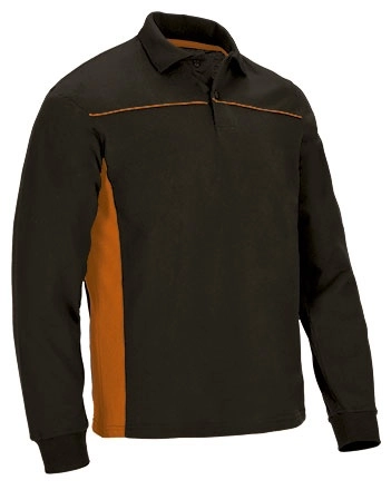 Immagine Polo manica lunga THUNDER Val | 50%Pol+50%Cot | 220 g/m2 personalizzata con stampa o ricamo