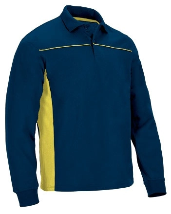Immagine Polo manica lunga THUNDER Val | 50%Pol+50%Cot | 220 g/m2 personalizzata con stampa o ricamo