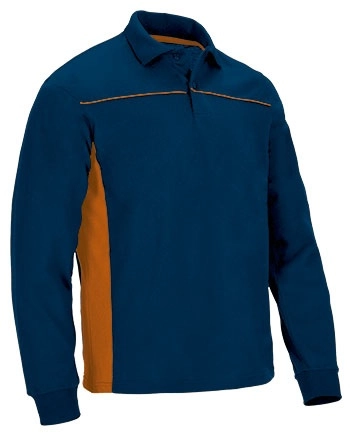 Immagine Polo manica lunga THUNDER Val | 50%Pol+50%Cot | 220 g/m2 personalizzata con stampa o ricamo