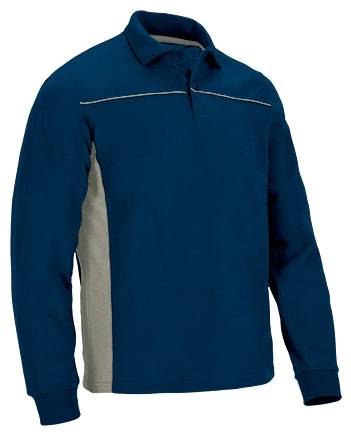 Immagine Polo manica lunga THUNDER Val | 50%Pol+50%Cot | 220 g/m2 personalizzata con stampa o ricamo