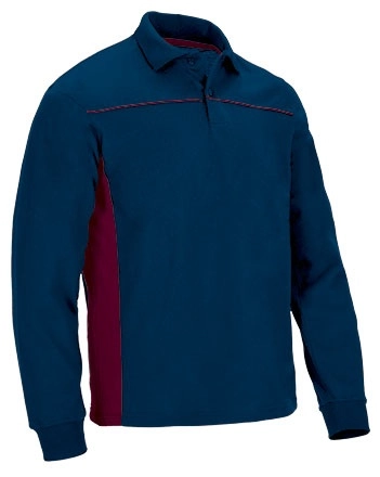 Immagine Polo manica lunga THUNDER Val | 50%Pol+50%Cot | 220 g/m2 personalizzata con stampa o ricamo