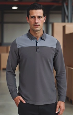 Immagine Polo tecnica HURRICANE Val | 100%Pol | 220 g/m2 personalizzata con stampa o ricamo