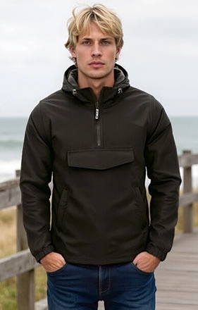 Immagine Anorak cappuccio OAK Val | POL85% POL15% | 150 g/m2 personalizzata con stampa o ricamo