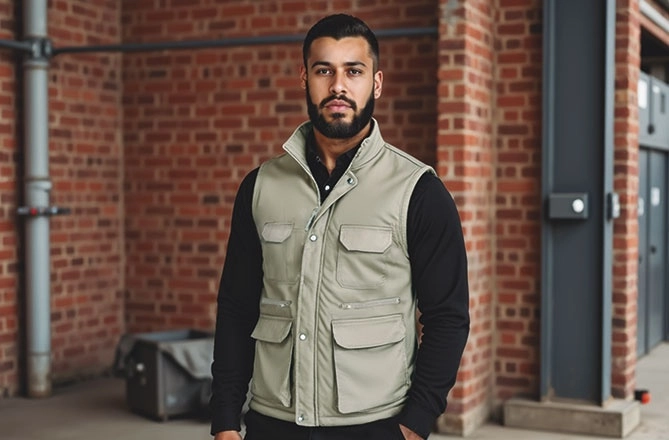 Immagine Gilet da lavoro REPORTER Val | POL65%,COT35% | 200 g/m2 personalizzato con stampa o ricamo