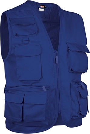 Immagine Gilet multitasche, SAFARI Val | POL65%,COT35% | 200 g/m2 personalizzato con stampa o ricamo
