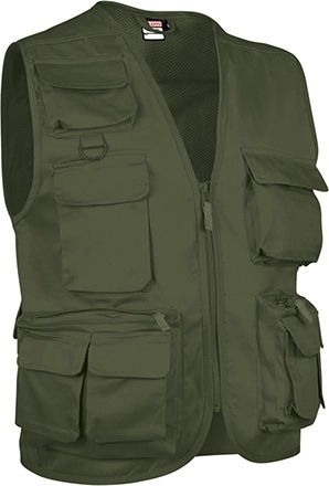 Immagine Gilet multitasche, SAFARI Val | POL65%,COT35% | 200 g/m2 personalizzato con stampa o ricamo