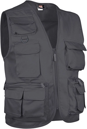 Immagine Gilet multitasche, SAFARI Val | POL65%,COT35% | 200 g/m2 personalizzato con stampa o ricamo