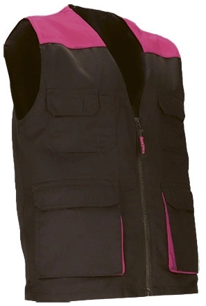 Immagine Gilet da lavoro leggero THUNDER Val | POL65%,COT35%| 200 g/m2 personalizzato con stampa o ricamo