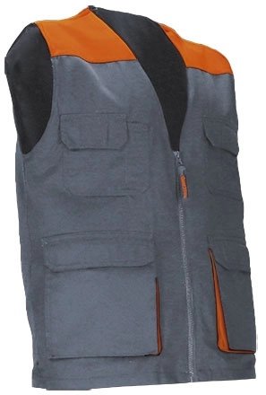 Immagine Gilet da lavoro leggero THUNDER Val | POL65%,COT35%| 200 g/m2 personalizzato con stampa o ricamo