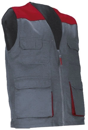 Immagine Gilet da lavoro leggero THUNDER Val | POL65%,COT35%| 200 g/m2 personalizzato con stampa o ricamo