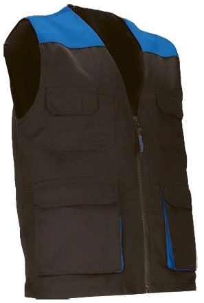 Immagine Gilet da lavoro leggero THUNDER Val | POL65%,COT35%| 200 g/m2 personalizzato con stampa o ricamo