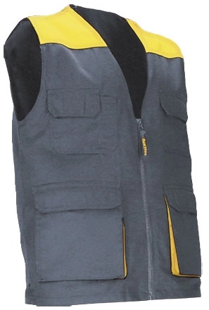 Immagine Gilet da lavoro leggero THUNDER Val | POL65%,COT35%| 200 g/m2 personalizzato con stampa o ricamo