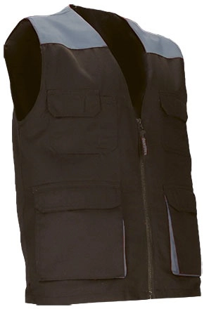 Immagine Gilet da lavoro leggero THUNDER Val | POL65%,COT35%| 200 g/m2 personalizzato con stampa o ricamo