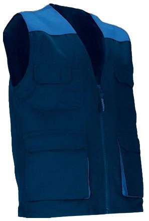 Immagine Gilet da lavoro leggero THUNDER Val | POL65%,COT35%| 200 g/m2 personalizzato con stampa o ricamo
