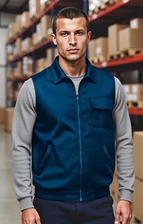 Immagine Gilet da lavoro COOPER Val | POL65%,COT35% | 180 g/m2 personalizzato con stampa o ricamo