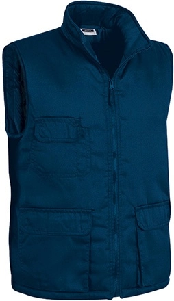 Immagine Gilet trapuntato, multitasche FABRIC Val | POL 100% | 250 g/m personalizzato con stampa o ricamo