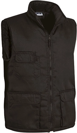 Immagine Gilet trapuntato, multitasche FABRIC Val | POL 100% | 250 g/m personalizzato con stampa o ricamo