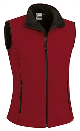 Immagine Gilet softshell donna CANDICE Val | POL85%,POL10%,ELA5% | 350 g/m2 personalizzato con stampa o ricamo