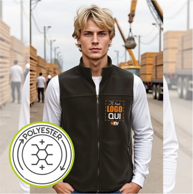 Immagine Gilet pile HACKNEY Val | POL100% | 300 g/m2 personalizzato con stampa o ricamo