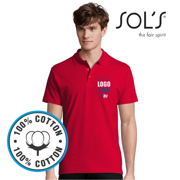 Immagine Polo uomo SPRING II personalizzata con stampa o ricamo