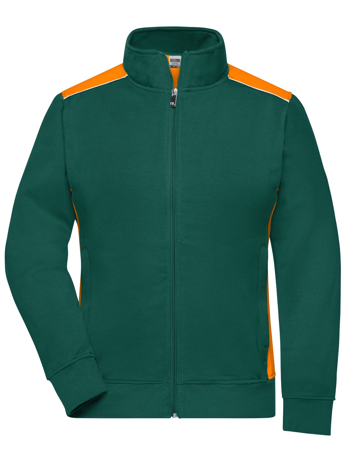 ladies-workwear-sweat-jacket-color-dark-green-orange.webp