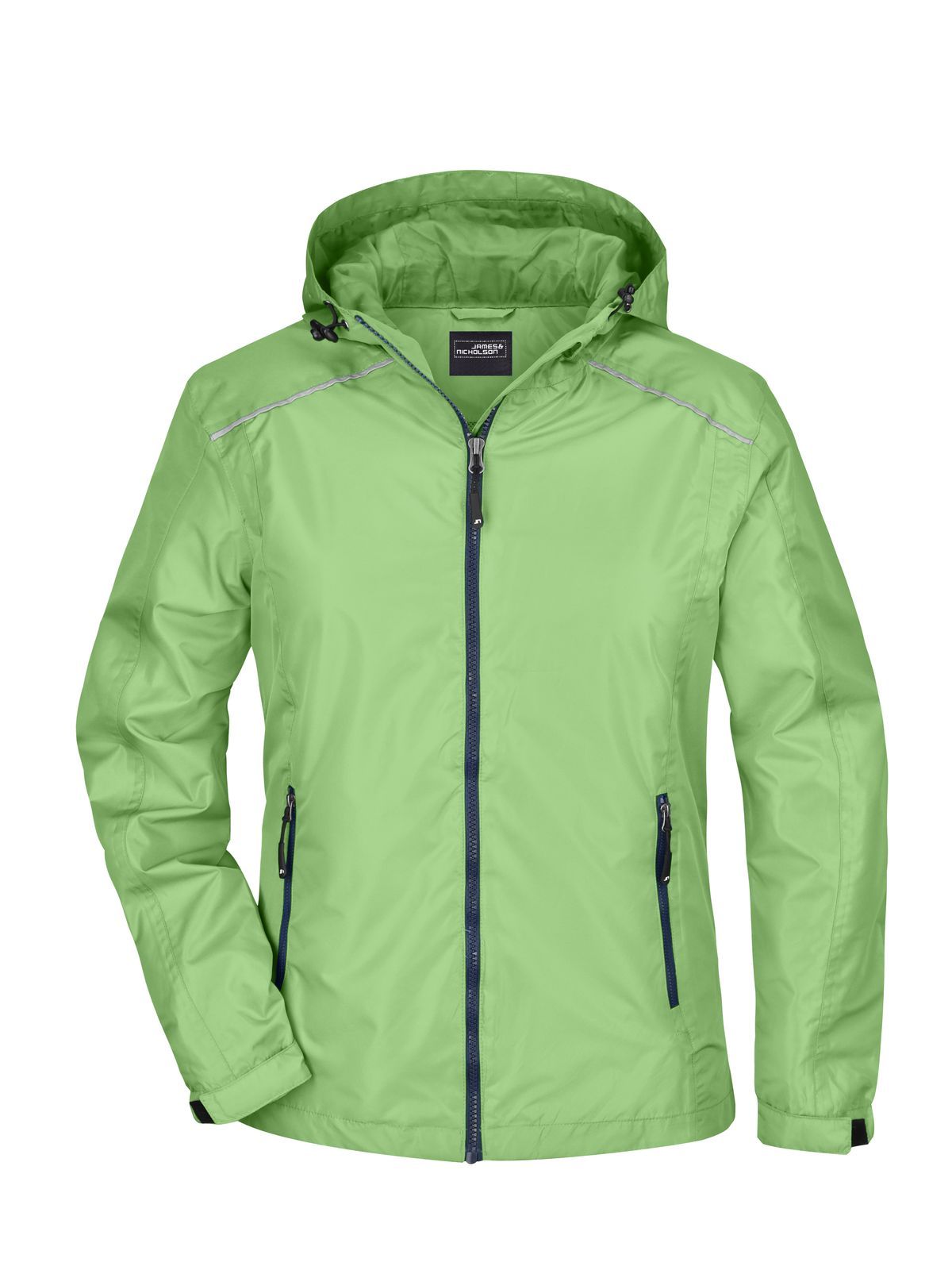 ladies-rain-jacket-spring-green-navy.webp