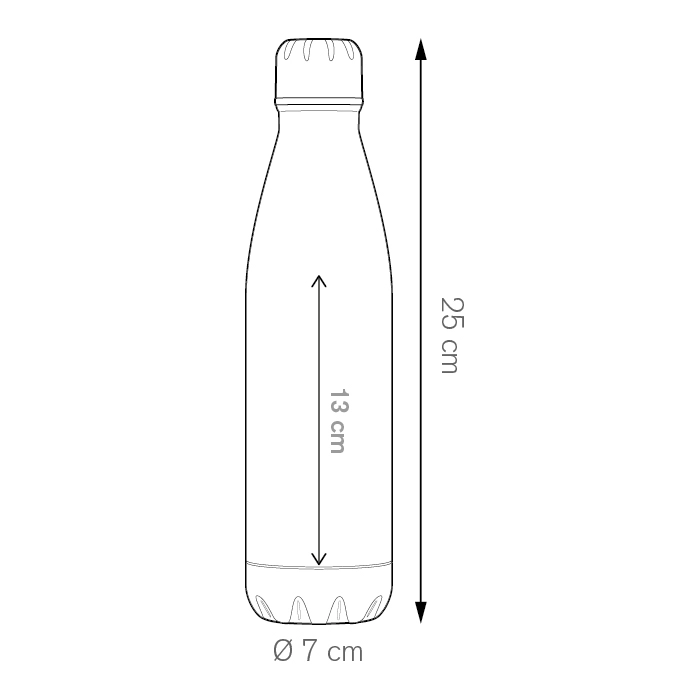 Immagine Borraccia Termica STEEL BOTTLE 500ml