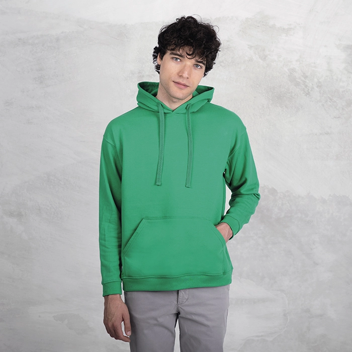 Immagine Falpa Cappuccio unisex HOODIE NAKOTA | 60% cot+ 40% pol | 280 gr personalizzata con stampa o ricamo
