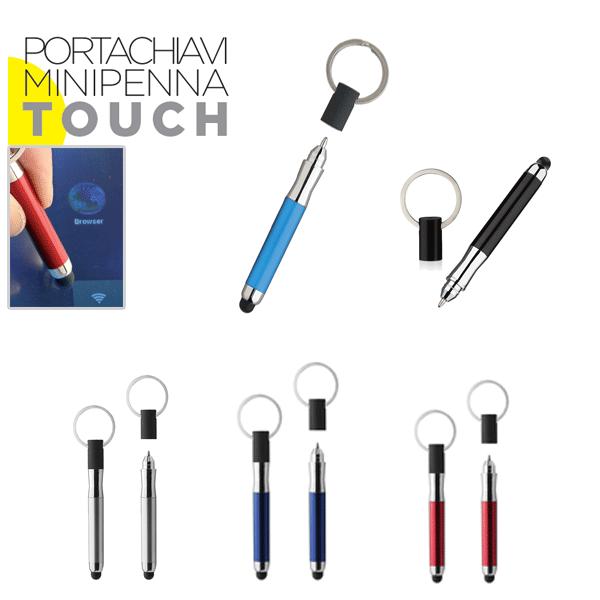 mini-penna-a-sfera-touch-con-portachiavi-azzurro.webp