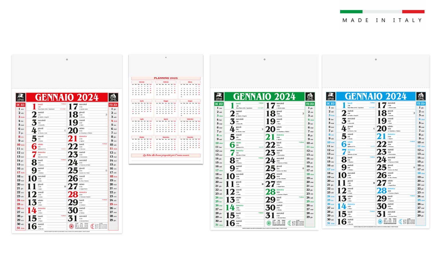 calendario-mensile-olandese-standard-12-fogli-verde-nero.webp