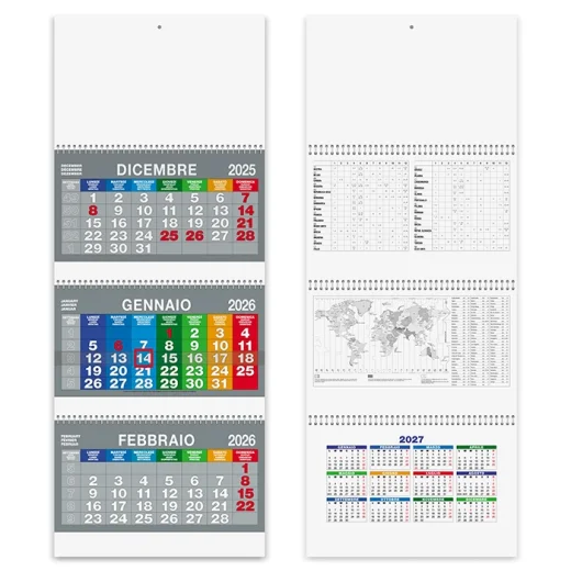 CALENDARIO SPIRAL COLOR
