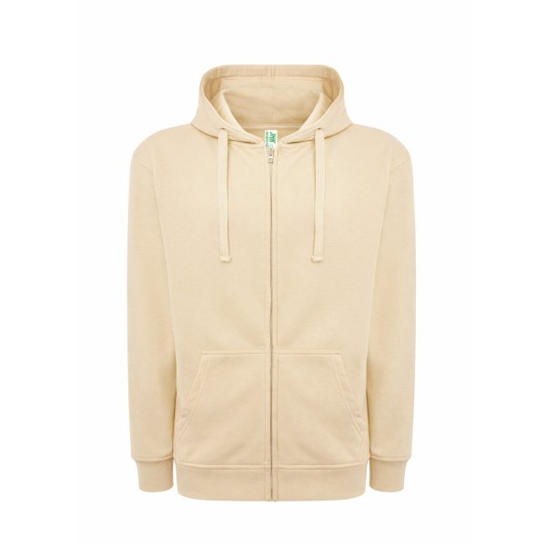 Immagine Felpa JHK Leggera Cappuccio e Zip | 60% COT+40% POL | 240 gr/m2 personalizzata con stampa o ricamo