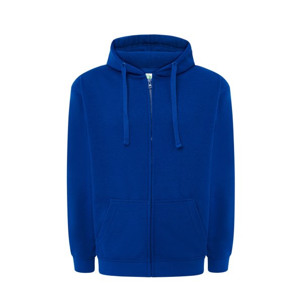 Immagine Felpa JHK Leggera Cappuccio e Zip | 60% COT+40% POL | 240 gr/m2 personalizzata con stampa o ricamo