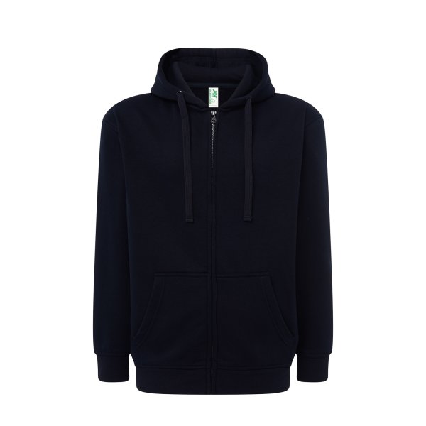 Immagine Felpa JHK Leggera Cappuccio e Zip | 60% COT+40% POL | 240 gr/m2 personalizzata con stampa o ricamo